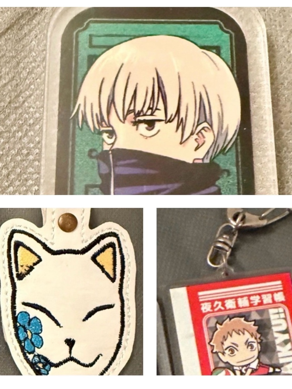 Anime Keychain Set of 3